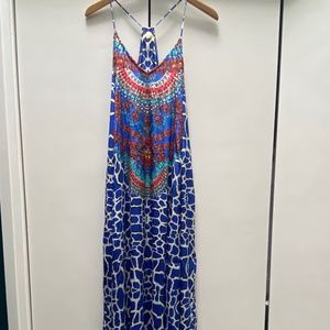 Beaded & Multi Color Maxi Dress